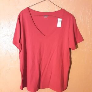 Old Navy Women's Scarlet Short Sleeve Tee